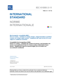 IEC 61000-3-11:2017