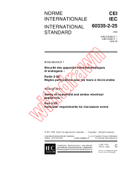 IEC 60335-2-25:1996/AMD1:1999