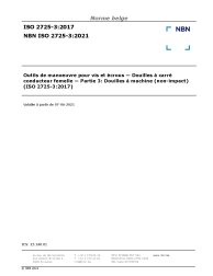 NBN ISO 2725-3:2021