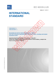 IEC 60335-2-25:2010/AMD2:2015