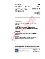 IEC 60335-2-2:2002/AMD1:2004