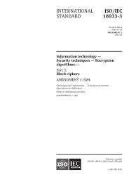 ISO/IEC 18033-3:2010/AMD1:2021