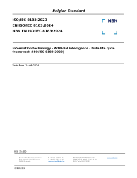 NBN EN ISO/IEC 8183:2024