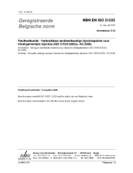 NBN EN ISO 21533:2003