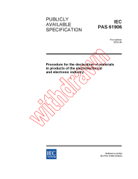 IEC PAS 61906:2005