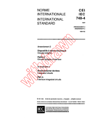 IEC 60748-4:1987/AMD2:1994