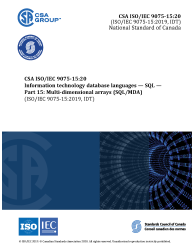 CSA ISO/IEC 9075-15:20