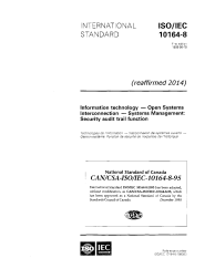CAN/CSA-ISO/IEC 10164-8-95 (R2014)