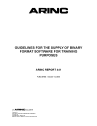 ARINC Report 441:2005