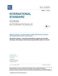 IEC 62061:2005+AMD1:2012 Consolidated