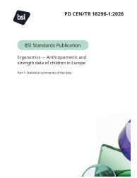 PD CEN/TR 18296-1:2026