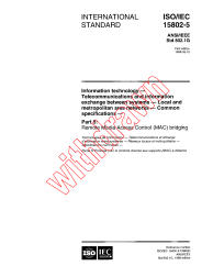 ISO/IEC 15802-5:1998