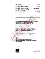 IEC 60871-1:1987