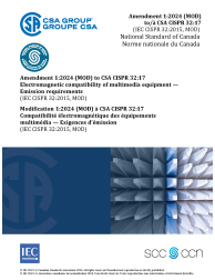 CSA CISPR 32:17 (R2022)/A1:24