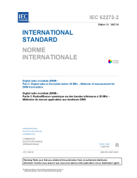 IEC 62272-2:2007