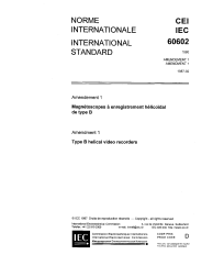 IEC 60602:1980/AMD1:1987
