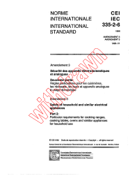IEC 60335-2-6:1986/AMD3:1992