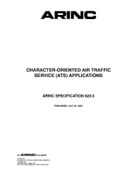 ARINC Specification 623-3:2005