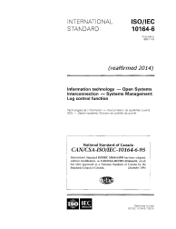 CAN/CSA-ISO/IEC 10164-6-95 (R2014)