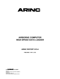 ARINC Report 615-4 ER2:2002