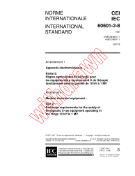 IEC 60601-2-8:1987/AMD1:1997