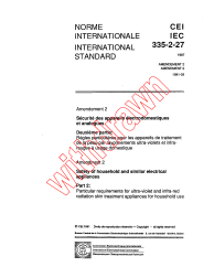 IEC 60335-2-27:1987/AMD2:1991