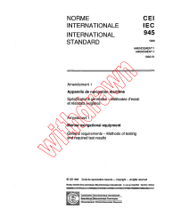 IEC 60945:1988/AMD1:1992