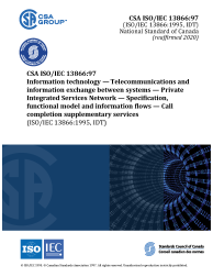 CSA ISO/IEC 13866:97 (R2020)