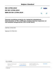 NBN EN ISO 23766:2024