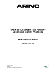 ARINC Specification 853:2024