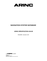 ARINC Specification 424-20:2011