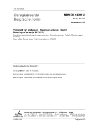NBN EN 13001-2:2011