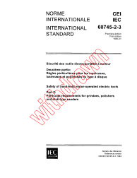 IEC 60745-2-3:1984