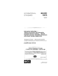 CAN/CSA-ISO/IEC 13575-96 (R2014)