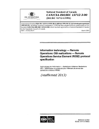 CAN/CSA-ISO/IEC 13712-3-00 (R2013)