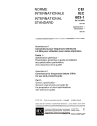 IEC 60603-1:1991/AMD1:1992