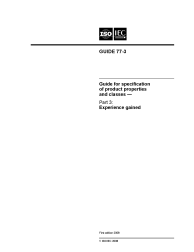 ISO/IEC GUIDE 77-3:2008
