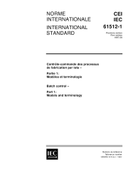 IEC 61512-1:1997