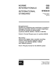 IEC 61834-8:2001