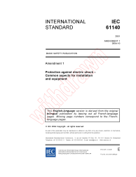 IEC 61140:2001/AMD1:2004