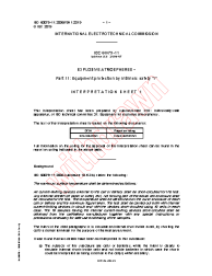 IEC 60079-11:2006/ISH1:2019
