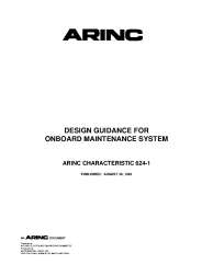 ARINC Report 624-1:1993
