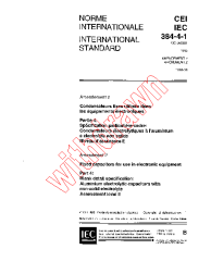 IEC 60384-4-1:1985/AMD2:1996