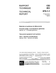 IEC TR 60870-1-1:1988