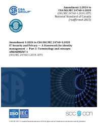 CSA ISO/IEC 24760-1:20/A1:24
