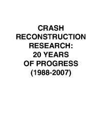 Crash Reconstruction Research