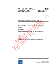 IEC 60335-2-11:2002+AMD1:2003 Consolidated