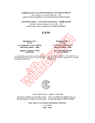 CISPR 8:1969/AMD1:1973