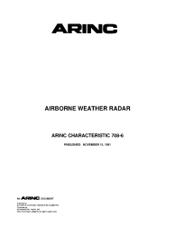ARINC Characteristic 708-6:1991