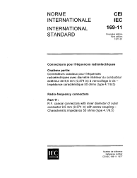 IEC 60169-11:1977